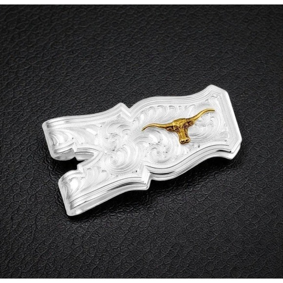 Montana Silversmiths Other - Montana Silversmith Open Range Longhorn Money Clip -‎ Retail $90 - NEW!